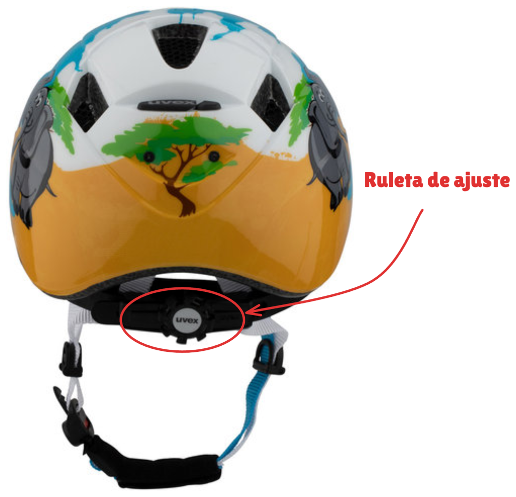 casco para niños bicicleta ruleta de ajuste
