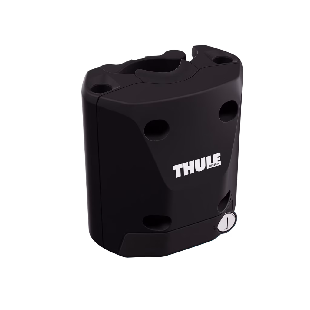 soporte silla bebe bicicleta thule